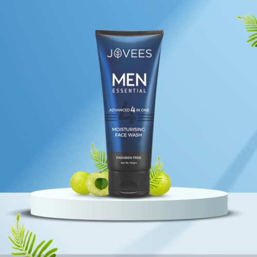 Jovees Herbal - Advanced 4 In 1 Men Essential Face Wash - 100 ML