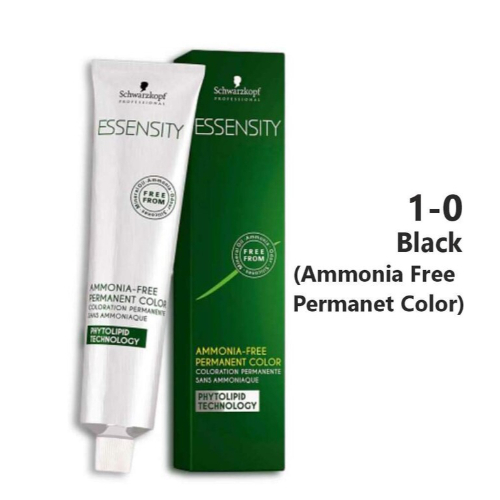 Schwarzkopf - Essensity 1-0 Black Colour Tube - 60 ML