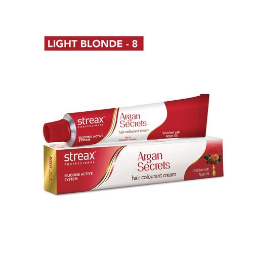 Streax - 8 Light Blonde Colour Tube - 60 Gr