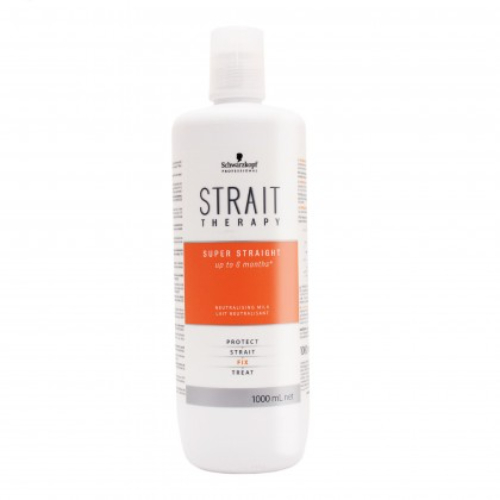 Schwarzkopf - Strait Therapy Neutralizing Milk - 1000 ML