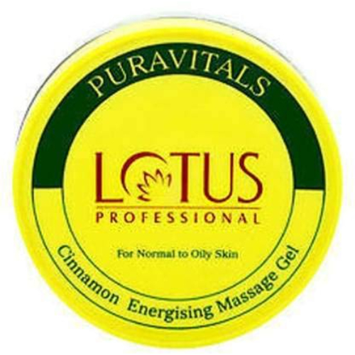 Lotus - Puravitals Cinnamon Energising Massage Gel - 300 Gr