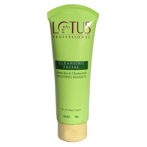 Lotus - Cleansing Facial Green Tea & Chamomile Soothing Masque - 60 Gr