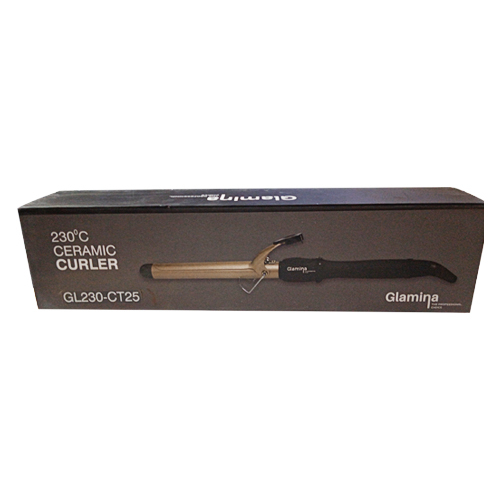Glamina - Hair Curler Rotating Curling Iron Tong - GL230 - Barrel Diameter: 25 Mm