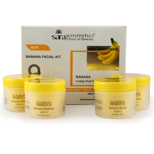 Sara - Banana Facial Kit (4X50g) - 200 Gr
