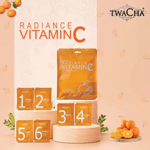 Twacha - Radiance Vitamin C Facial Kit (6 Step Facial) - 60 Gr