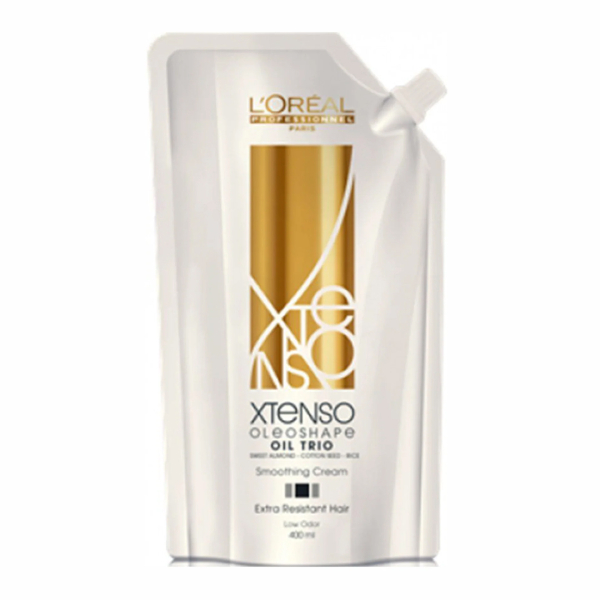 Loreal - Smoothening Cream Extra Resistant (Xtenso Oleo Shape Oil Trio Smoothing Cream) - 400 ML